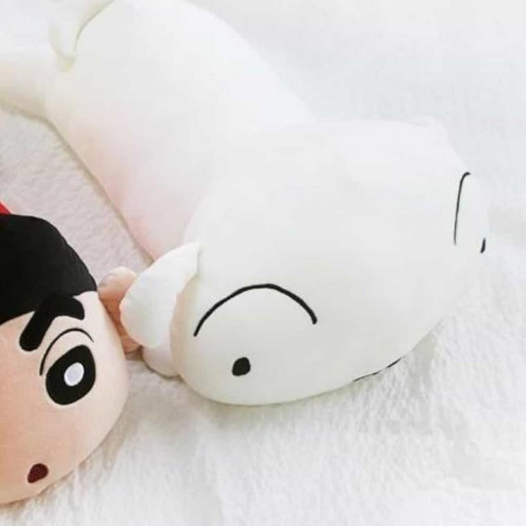 흰둥이 바디모찌쿠션 50cm 침실쿠션 디자인쿠션 캐릭터쿠션