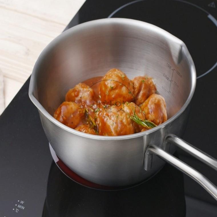 바겐슈타이거 팬 통3중 베이비웍팬 20cm 주방냄비 자취냄비 라면냄비 김치찌개냄비 편수냄비