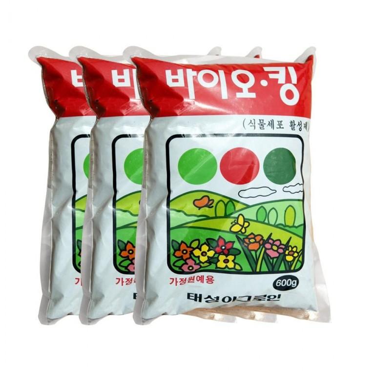 루미나D 바이오킹 식물활성제 600g 3개 화분 비료 영양제