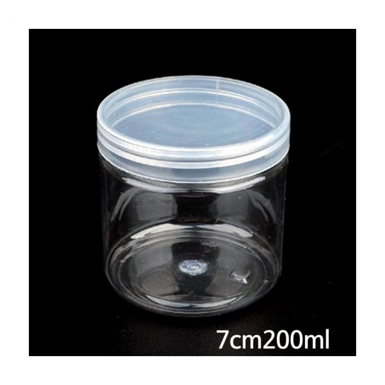 루미나D 원형 플라스틱 보관용기 7cm 200ml 20개 소분 공병