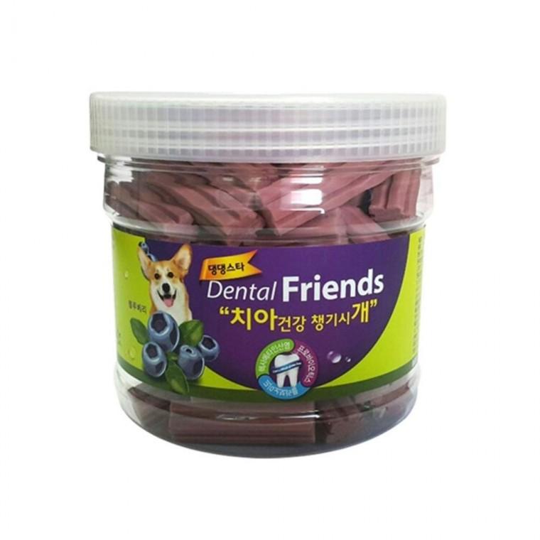 루미나D 댕댕스타 덴탈 프랜즈 300g 블루베리 강아지 씹는 껌