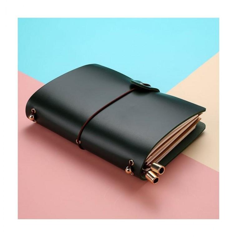 루미나D 가죽 노트 다이어리 175x105mm 업무수첩 일기 기록 필기
