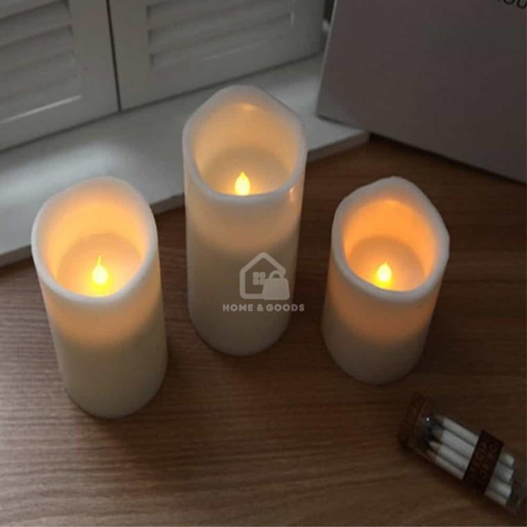 바로찬 전자양초 3P세트 스마트촛불 캔들바디 건전지초 전자촛불 전기양초 LED티라이트 LED양초