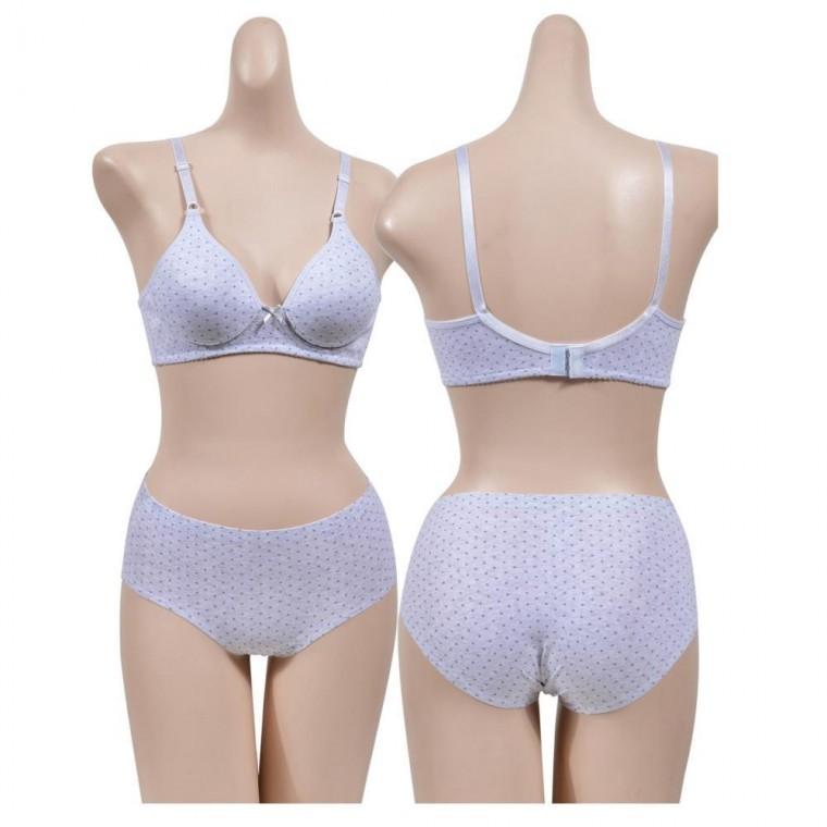 하루종일 편안한 A컵 면 브라 햄팬티