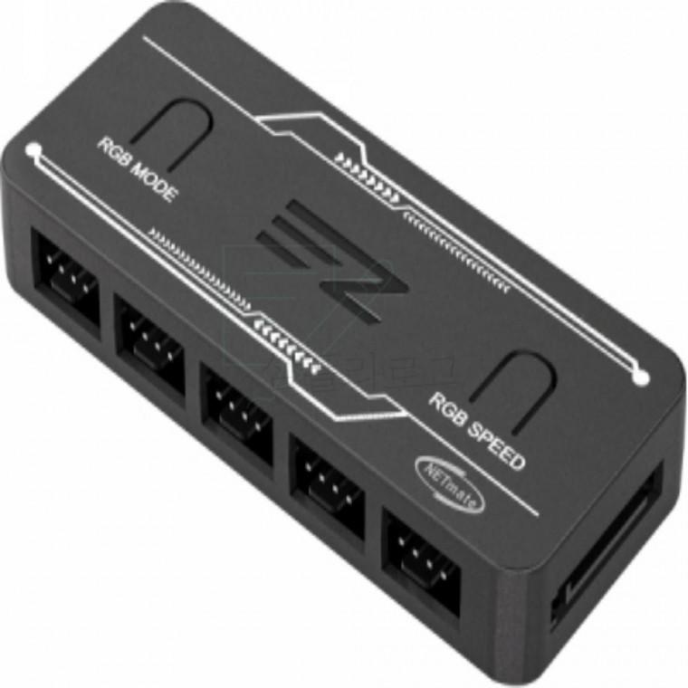 강원전자 넷메이트 ARGB 5포트 & PWM 5포트 팬허브 argb컨트롤러 컴퓨터쿨러 PC용품 pwm팬허브 rgb허브