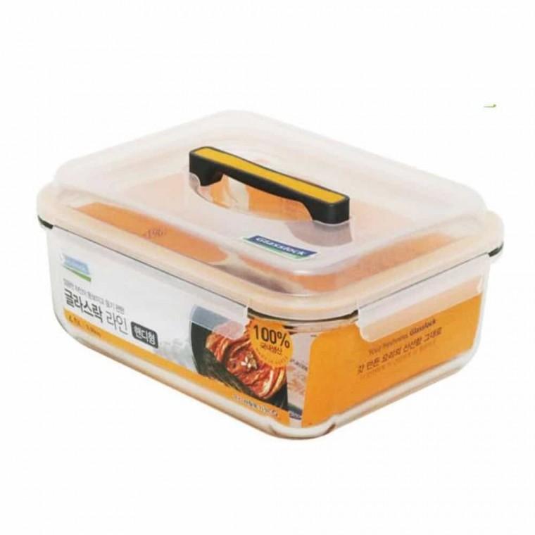 유리밀폐용기 핸디형 4500ml 냉동실밀폐용기 대용량밀폐용기 냉장보관용기