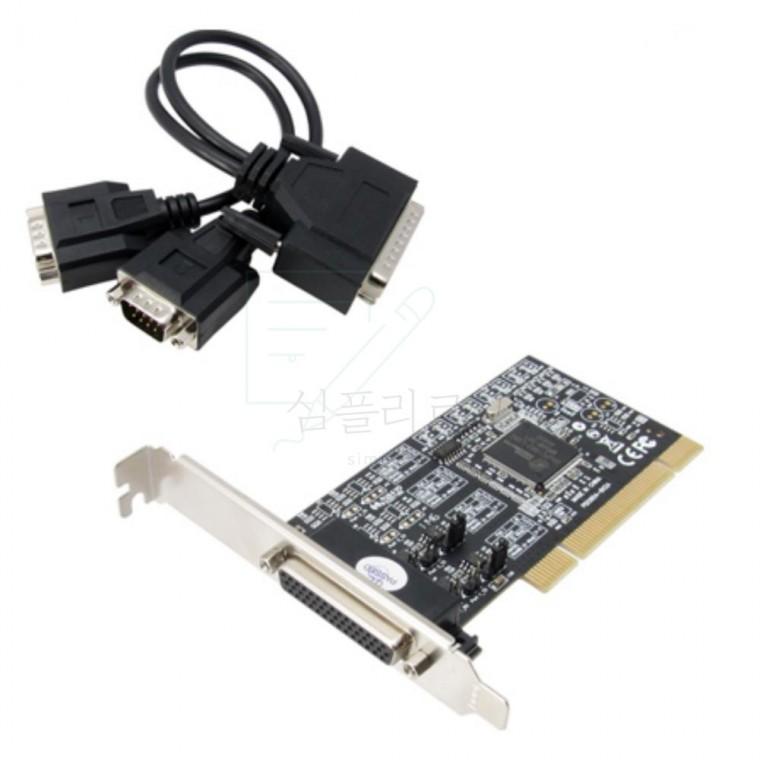 2포트 PCI RS422 485 시리얼카드 슬림PC겸용 시리얼컨버터 RS422케이블 확장카드 컴퓨터부품 RS232시리얼