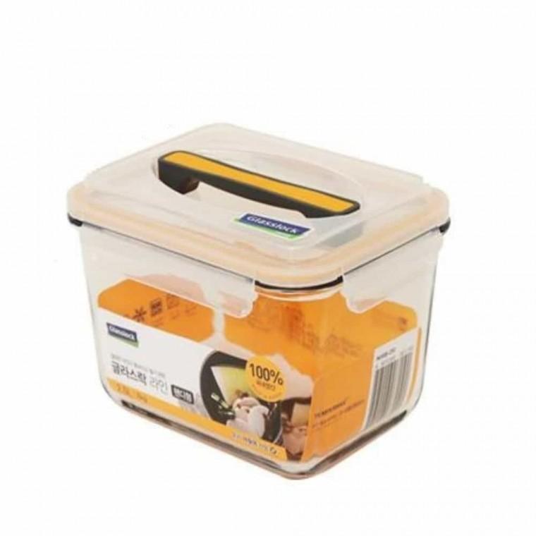 유리밀폐용기 핸디형 2500ml 전자렌지용기 보관용기 음식보관용기