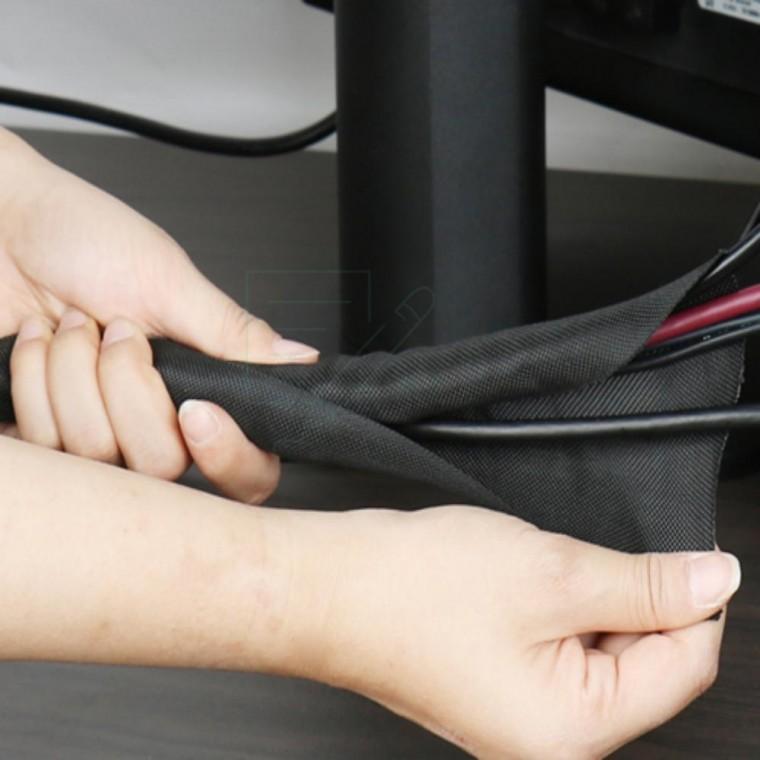 셀프 랩핑 익스펜더 케이블 튜브 5m 10mm 케이블보호커버 전기자재 전선카바 전선보호튜브 케이블보호