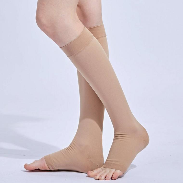 아르랑 서포팅 오픈토 종아리 압박밴드(XL) (베이지) 대량 납품 판촉
