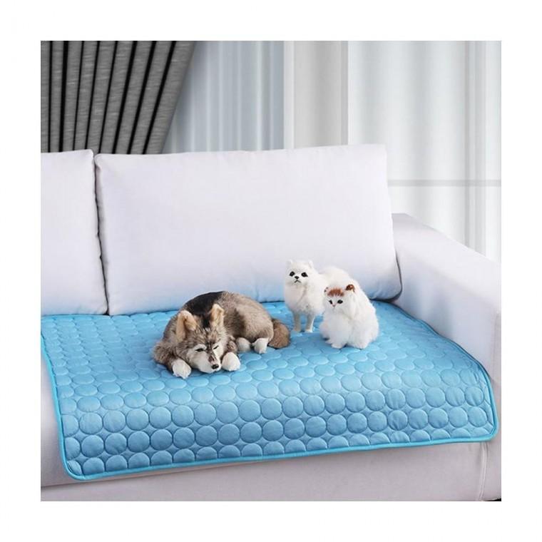 루미나D 반려동물 메쉬 냉감 쿨매트 블루 XL 강아지 고양이 휴식