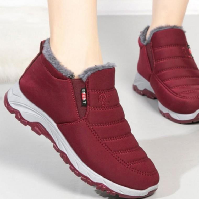 겨울 털 운동화 여성 워킹화 스포츠화 달리기 조깅화