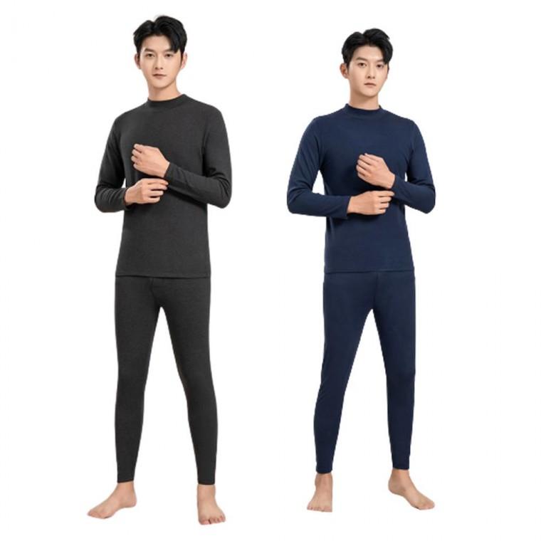 남성용기모내의 상하의세트 겨울내복 발열내의 이너웨어 빅사이즈 2XL 3XL 4XL