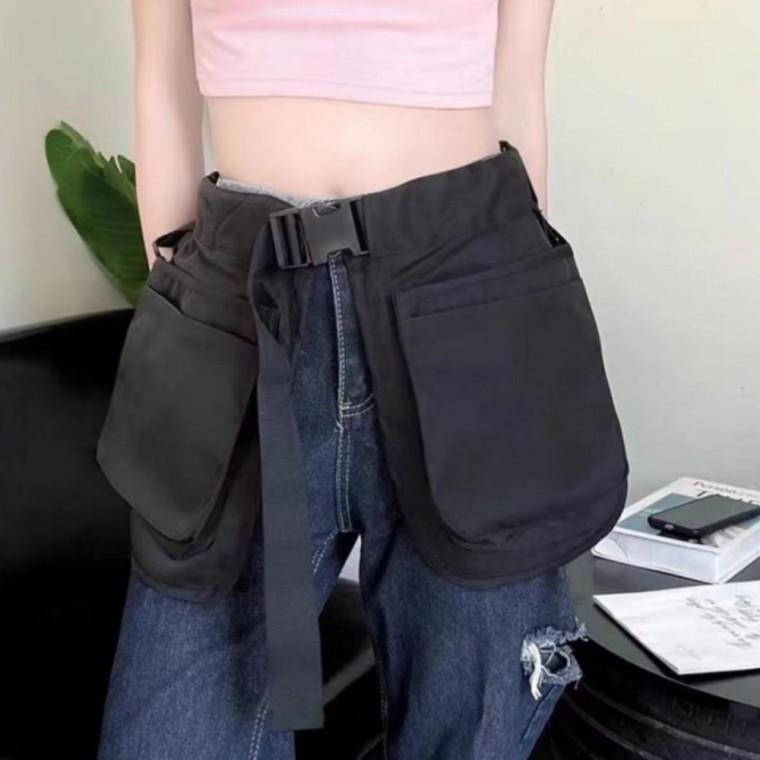 작업 현장 스포티 슬링백 파우치 힙색 허리 벨트 가방
