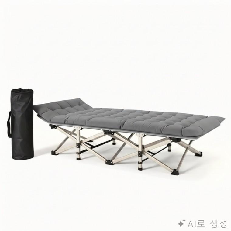 휴대용 야전침대 캠핑야전침대 야전침대가방 폴딩야전침대
