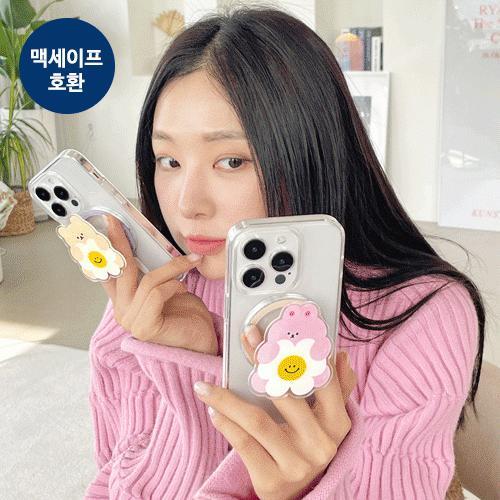 트라이코지 동물 데이지 아크릴 투명 마그네틱 스마트톡 단품 (맥세이프 호환)