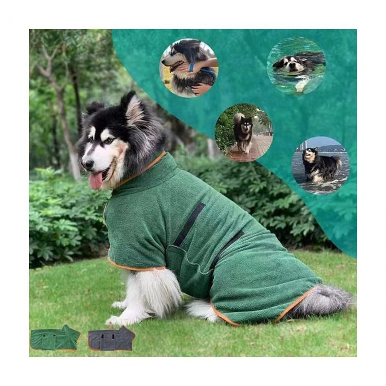 루미나D 반려동물 샤워가운 L 강아지 고양이 목욕 타월 수건