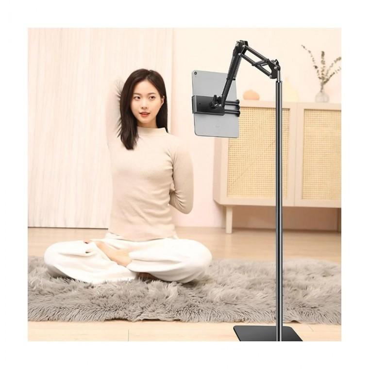 루미나D 자바라 태블릿 거치대 175cm 침대 소파 옆 스탠드