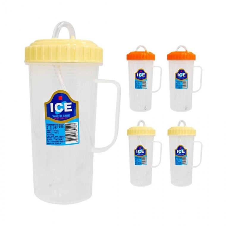 루미나D 덕신 병원 물컵 500ml 빨대컵 손잡이 물병 5개 물 마시기