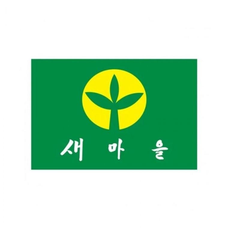 루미나D 새마을기 135x90 1개 새마을운동 깃발 국기 행사 응원 장식