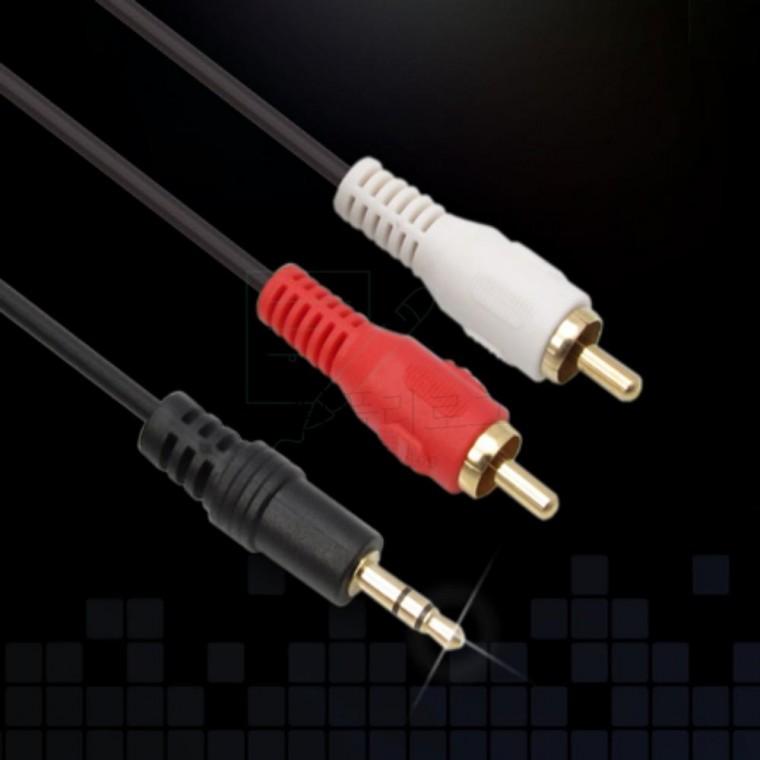 강원전자 넷메이트 스테레오 to RCA 2선 케이블 2.8mm 20m 오디오케이블 스피커선 오디오연장케이블 스피커