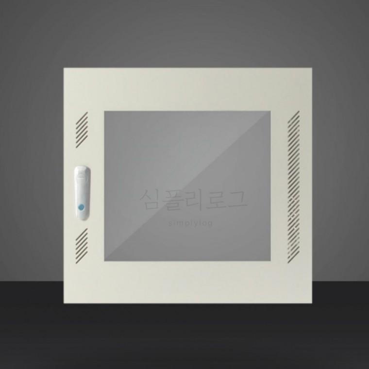 넷메이트 전면도어 아이보리 NM-S750MN 전용 CCTV랙 랙마운트 네트워크랙 통신장비 장비함