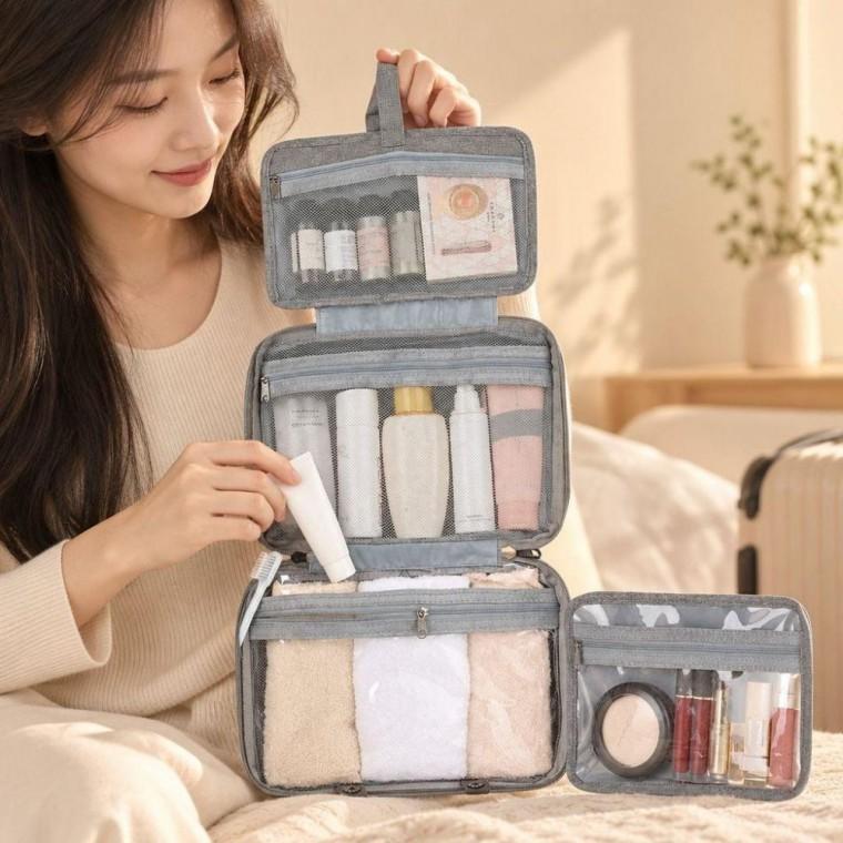 파우치 트래블 클러치 미니 작은 가방 백인백 여행용
