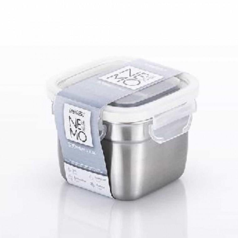 스텐밀폐용기 5호 530ml 냉동실반찬통 냉동실보관용기 반찬통