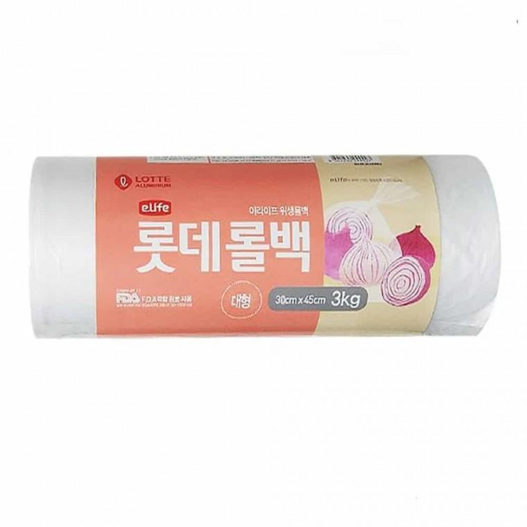 위생롤백 대형 30x45 3kg 대용량 주방용품비닐 위생팩 롤비닐봉투