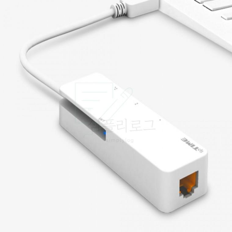 ipTIME U1003C USB3.0 Type C 기가비트 랜카드 USB허브 USBC타입허브 USB확장 USB랜카드 멀티허브