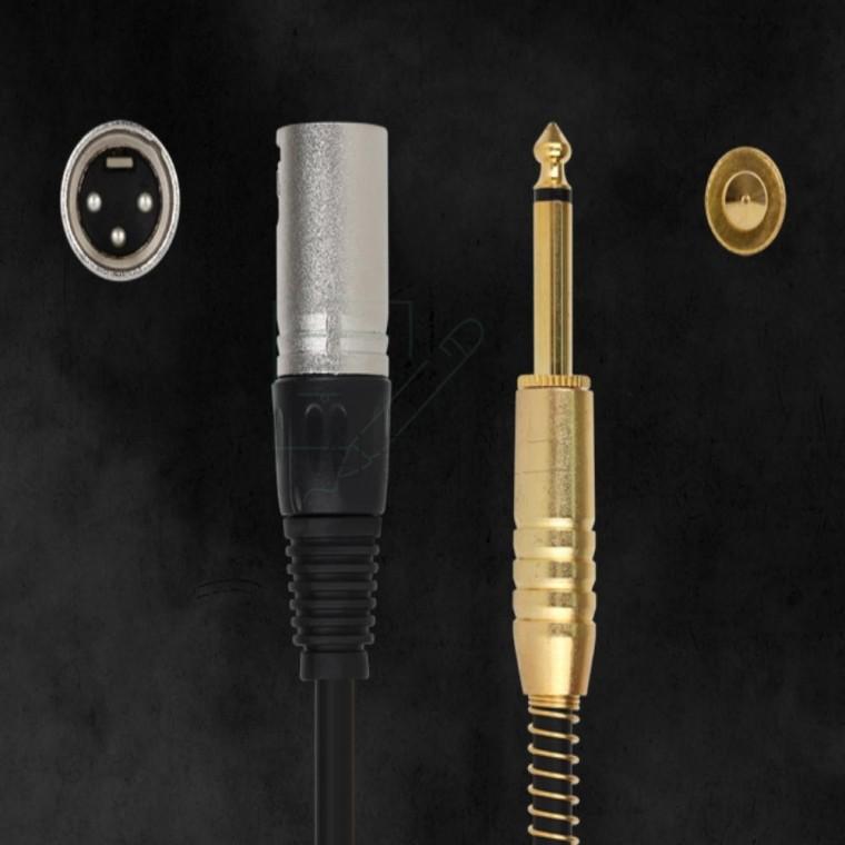 강원전자 넷메이트 XLR 캐논 M TS 5.5 Mono 마이크 케이블 5m 마이크연결단자 캐논잭 스테레오케이블 마이
