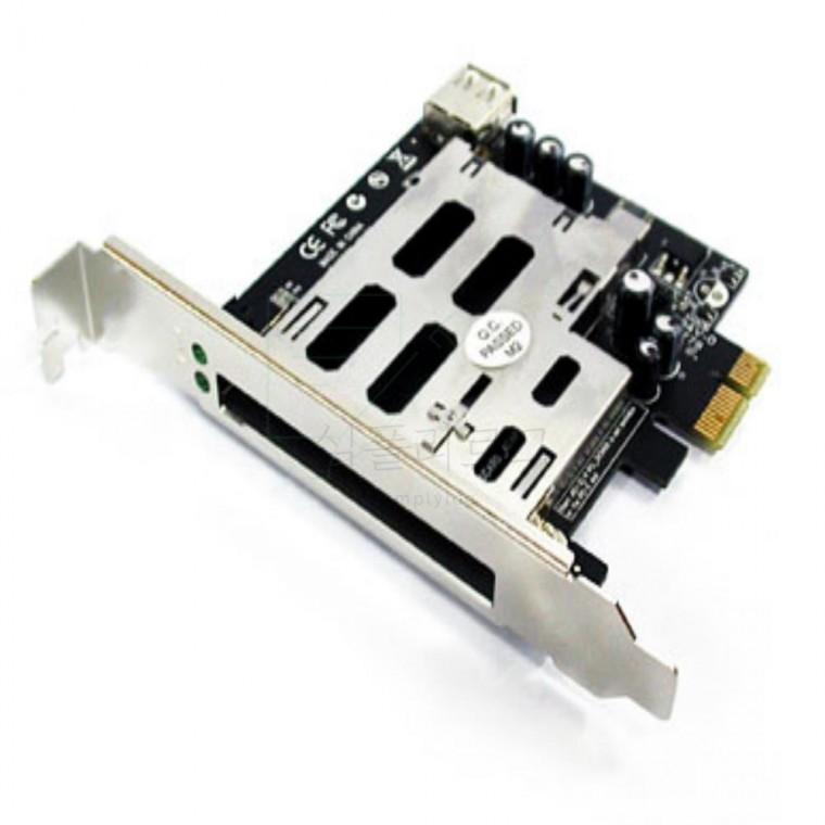 넷메이트 PCI Express BUS ADAPTER 1x PCIE슬롯 PCIE확장카드 컴퓨터용품 PCIE연장 컴퓨터부속