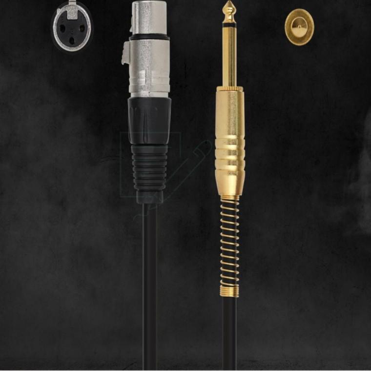 강원전자 넷메이트 XLR 캐논 F TS 5.5 Mono 마이크 케이블 1m 마이크라인 마이크선 마이크단자 마이크잭 노