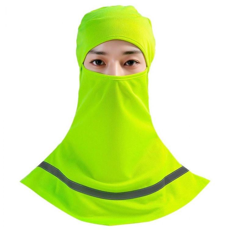 안전 반사띠 바라클라바 형광색 라이딩 마스크