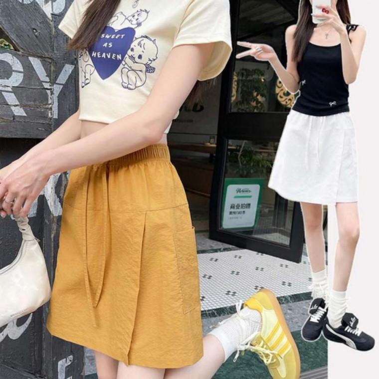 팬츠 패션 데일리 치마 바지 밴딩 캐주얼 여성 의류