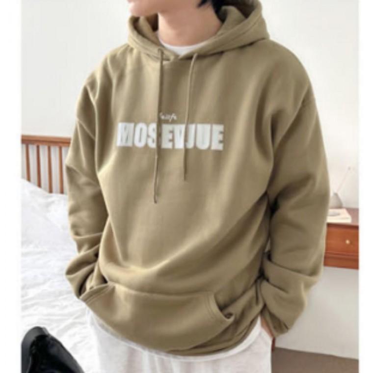 긴팔 오버핏 남성 가을 겨울 후드 기모 무지 상의 후드티