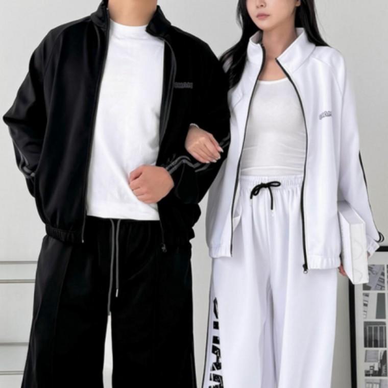 베이직 간절기 운동복 자켓 집업 점퍼 남녀공용 아우터 트레이닝