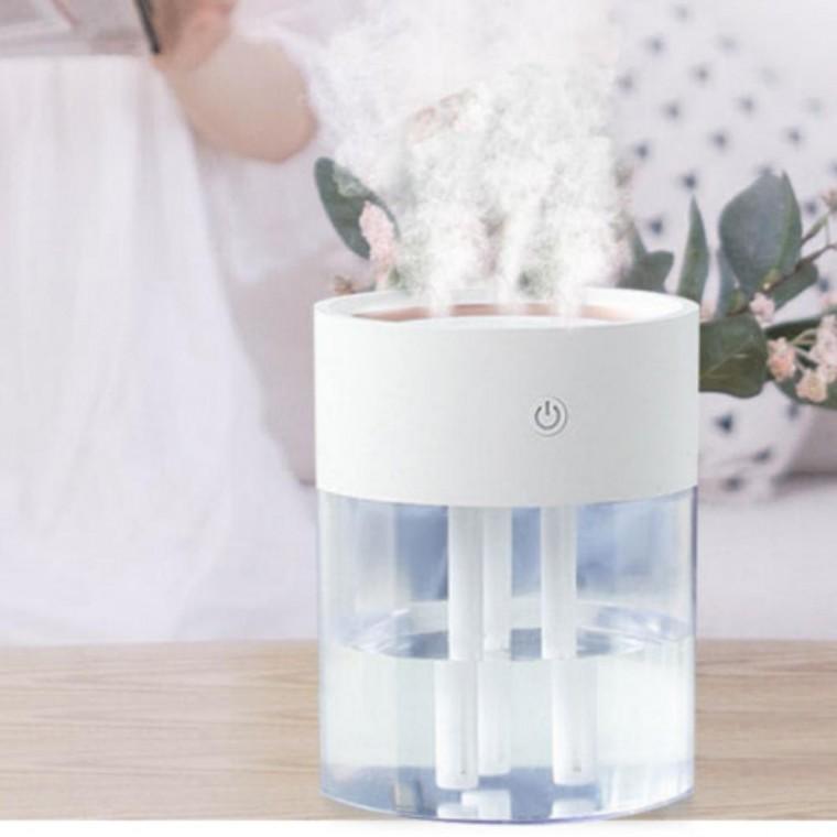 무드등 침실 미니 가습기 거실 탁상용 USB 대용량 3구