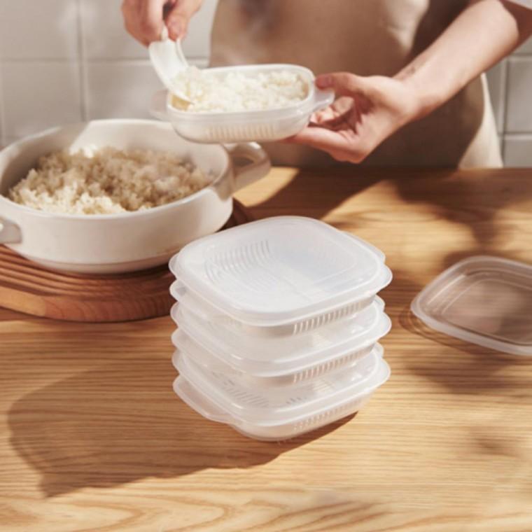 밥용기 냉동실 소분보관통 전자레인지 용기 3P세트