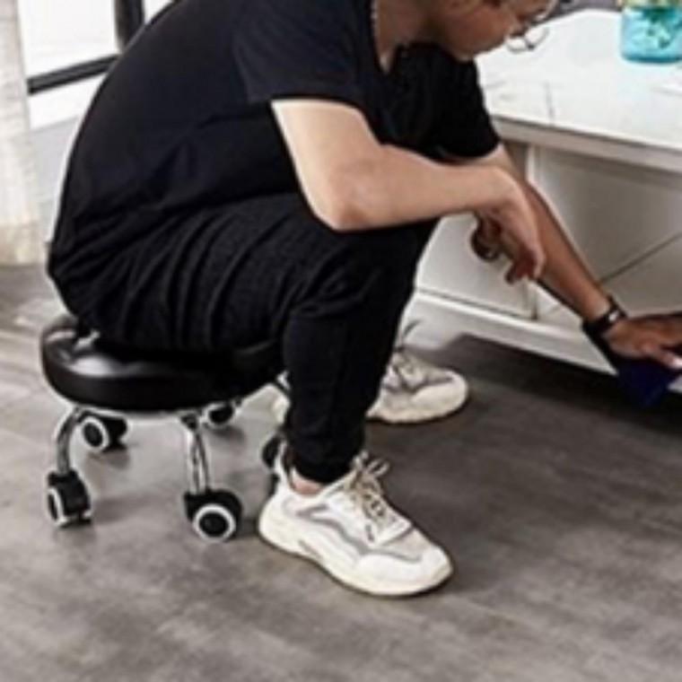 좌식 동글이 의자 바퀴 무빙 의자 좌식 농활용 이동식 작업 의자