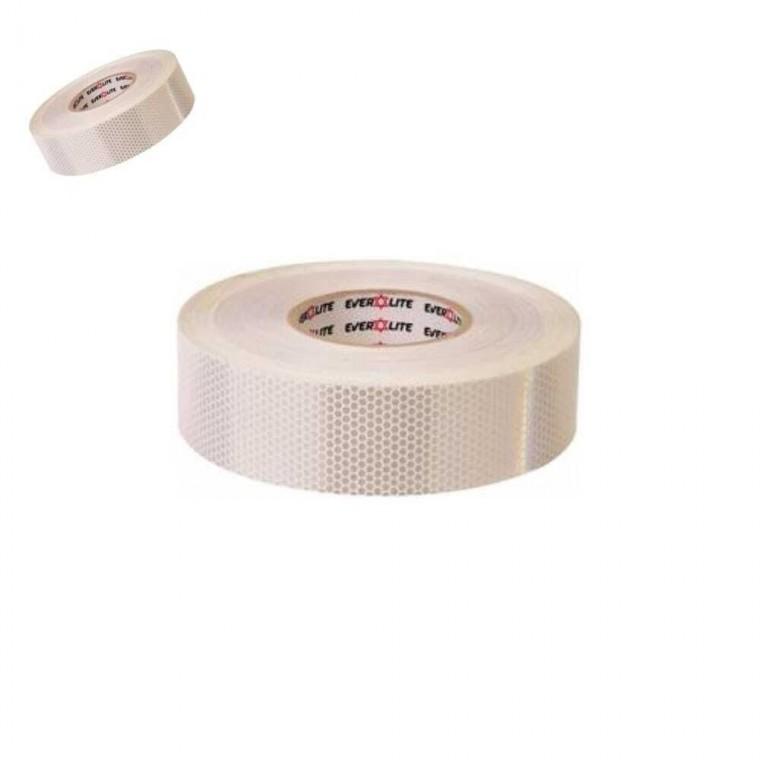 반사테이프 흰색 50mm 45m 안전표시용 고휘도반사테이프 야광테이프 안전테이프 화물차반사판테이프