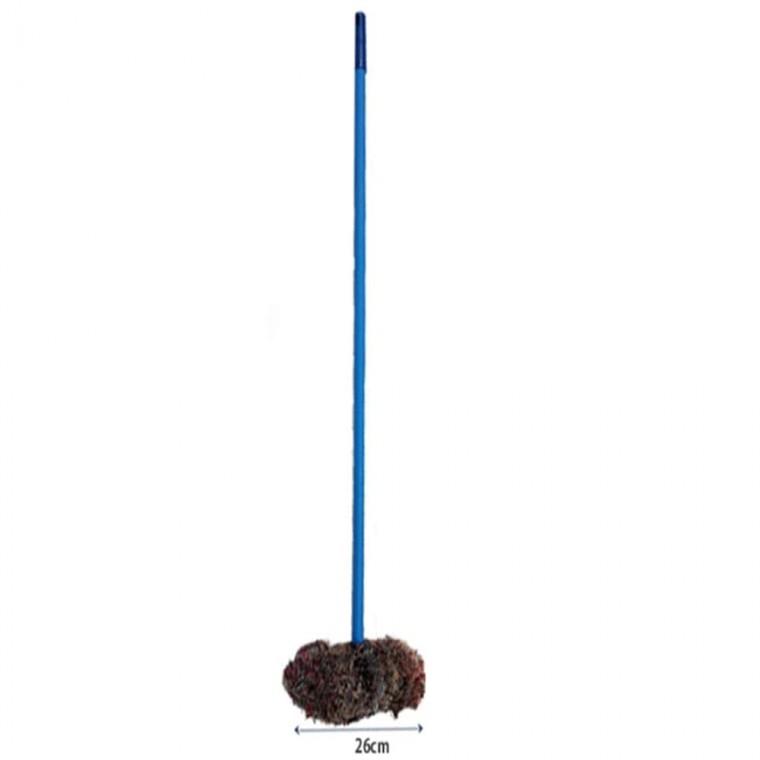실차솔 철코팅 120cm 바닥 청소솔 현관청소솔 마당청소도구 장대청소솔