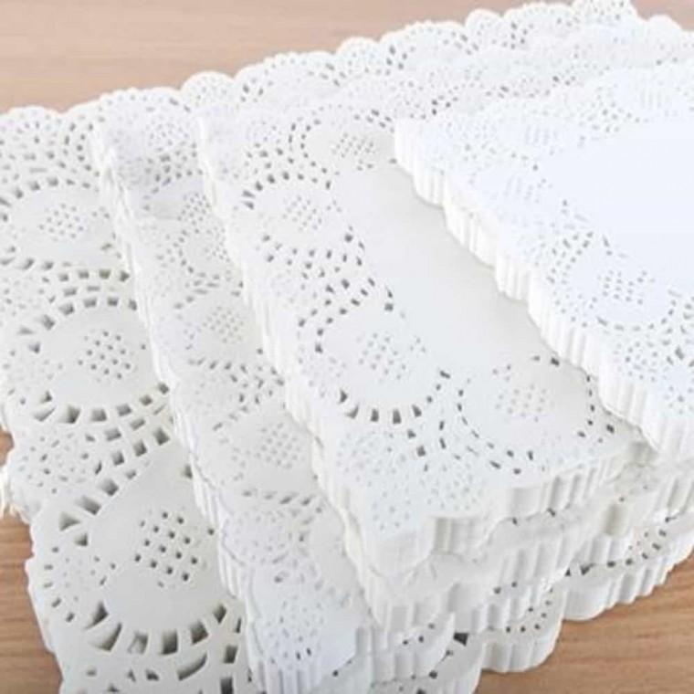 도일리페이퍼 25x35cm 100매 베이킹용품 케이크판 케이크받침대