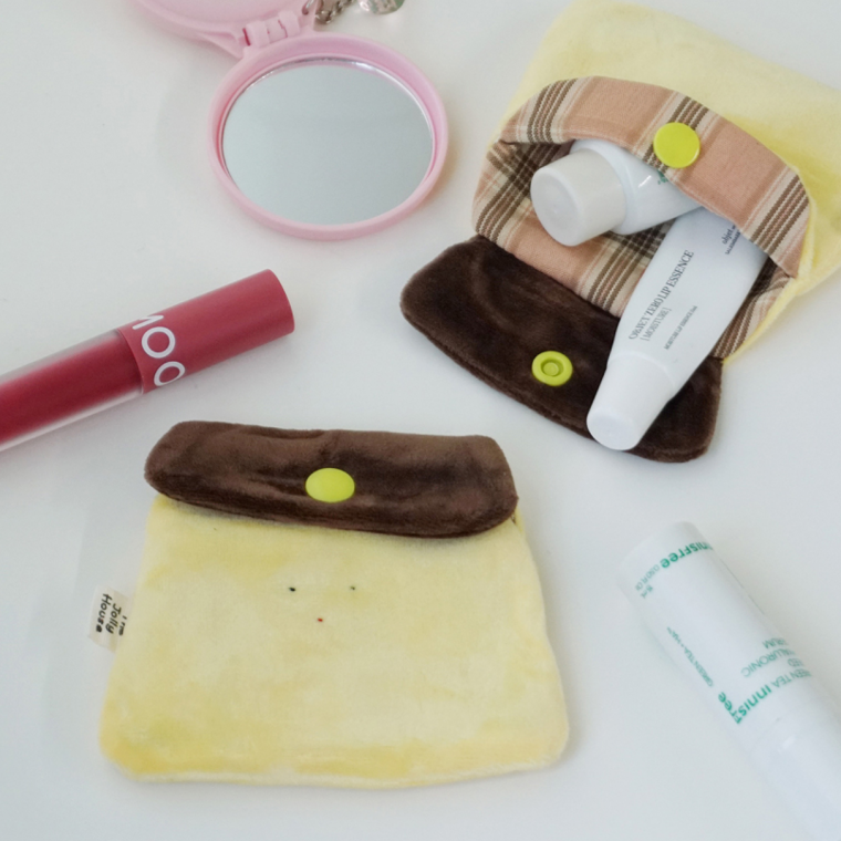 IMOE 모던 디자인 푸딩모양 동전지갑 카드 지갑 BAG 립밤 파우치