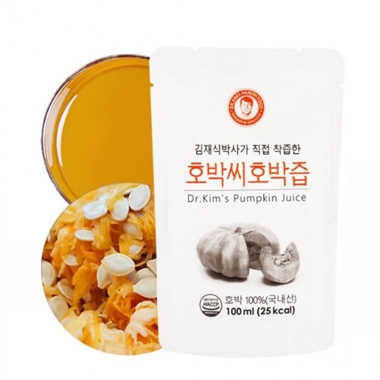 호박 즙 호박씨 김재식 저온 착즙 100% 100ml*30팩