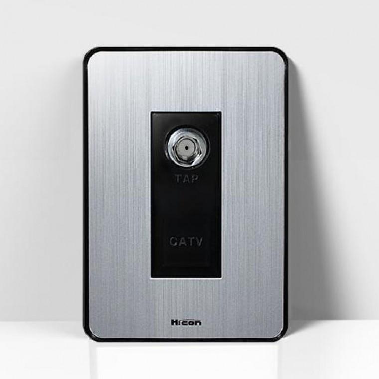 TV단자 실버 10개 묶음 티비안테나단자 티비단자 TV콘센트 TV안테나단자