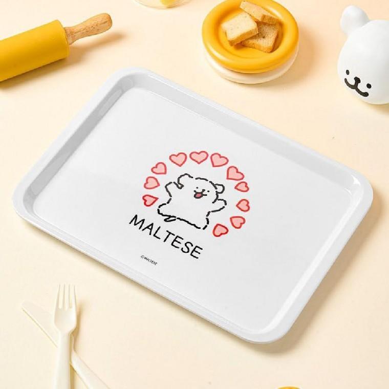 직사각 트레이 베이커리트레이 디저트쟁반 캐릭터쟁반 간식트레이 주방트레이