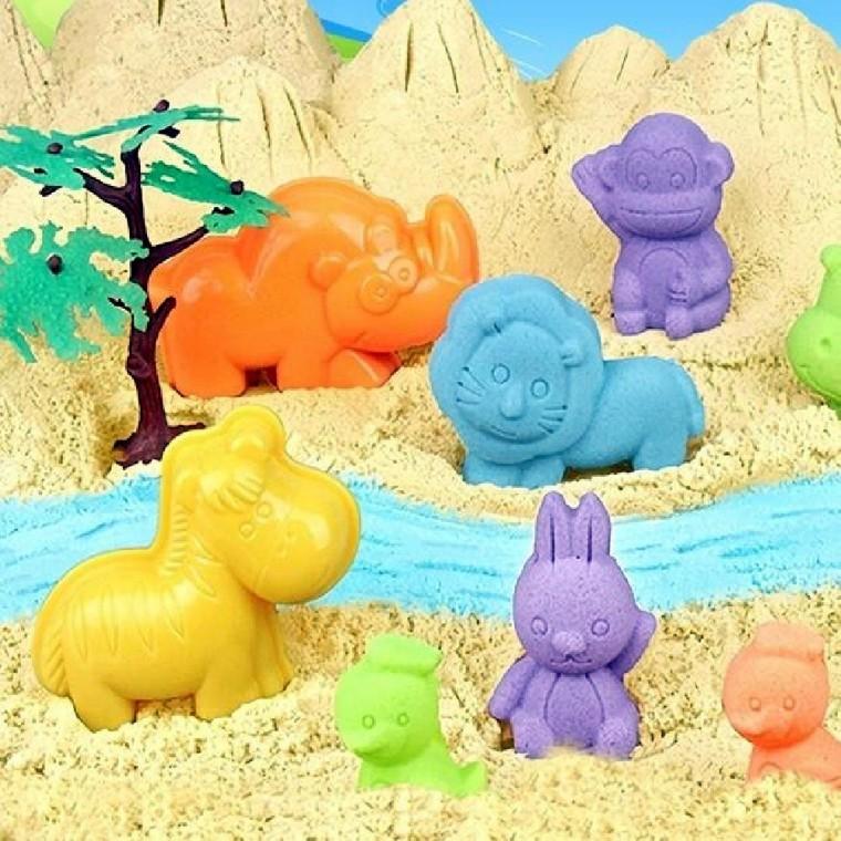 사파리 모래놀이 모양틀 모래놀이틀세트 사파리모양틀 모래놀이세트