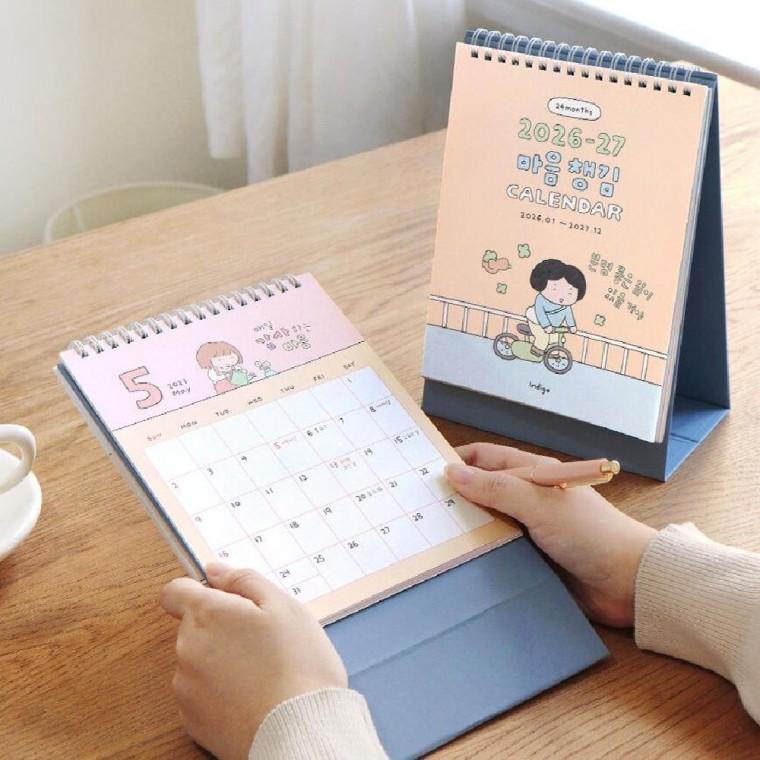 탁상 달력 힐링달력 마음챙김캘린더 데스크캘린더 대형탁상달력 2년달력