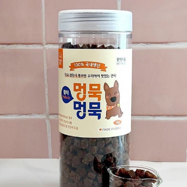 황태 소프트 강아지 간식 1kg 노견간식 1kg강아지간식 강아지소프트간식